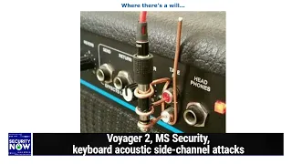 Revisiting Global Privacy Control - Voyager 2, MS Security, keyboard acoustic side-channel attacks