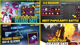 Finally 😍 M4 Glacier In Bgmi Classic Crate | Bgmi Next Popularity Battle Release Date | Next X Suit