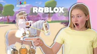 ROBLOX WILD HORSE ISLANDS - SEARCHING FOR NEON FLOWERS! * HARLOW PLAYS *