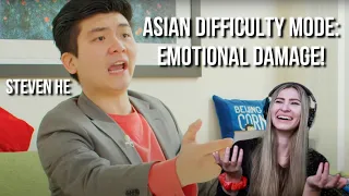 When "Asian" Is a Difficulty Mode "EMOTIONAL DAMAGE"- Steven He (REACTION)