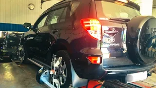 Почему жрёт резину на ТОЙОТА RAV 4.