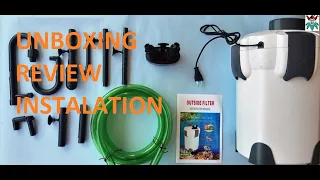 Unboxing I Review I Installation - SUNSUN HW-302 Aquarium Filter (Master of All)