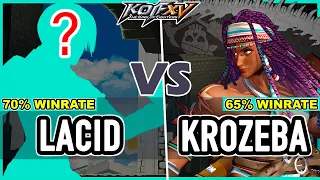 KOF XV 🔥 Lacid (Random) vs Krozeba (Darli/Krohnen/Goenitz)