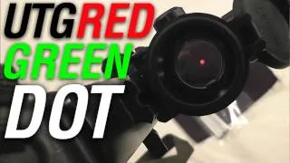 UTG Golden Image 38mm Red Green Dot Sight Review