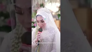 Viral Pengantin Wanita Salah Sebut Nama Pengantin Pria Lucu