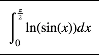 Integral of ln(sin x)
