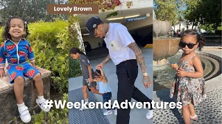 Chris Brown daughter Lovely Brown Enjoys the beautiful weekend