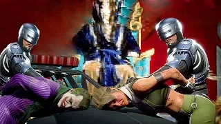 MORTAL KOMBAT 11 RoboCop Arresting All Kombatants MK11 Aftermath