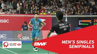 SF | MS | Anthony Sinisuka GINTING (INA) [7] vs CHOU Tien Chen (TPE) [2] | BWF 2019