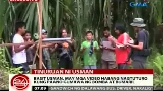 24Oras: Basit Usman, may mga video habang nagtuturo kung paano gumawa ng bomba at baril