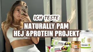 TASTE TEST: 7€ Nussbutter von Pam 😳 & vegane Proteinriegel von Hej/Protein Projekt - Marie Inspire