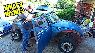 🐀🐁🤢☠ WHAT'S INSIDE? - Inventory - 1974 VW Super Beetle