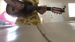 Green onions acoustic gauitar