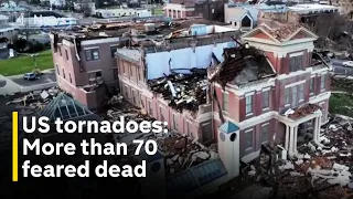 At least 70 people killed as tornadoes rip through US Midwest