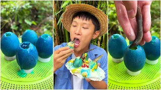 Is he casting a spell? |Chinese Mountain Forest Life And Food #MoTiktok #Fyp