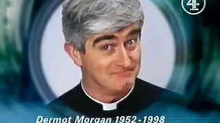 Tribute to Dermot Morgan caption (1998)