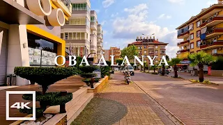 Oba, Alanya 🏡 Walking tour 2023 | 4K HDR 60fps