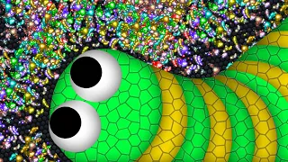 Slither.io Giant World Record Snake 1,053,000+ Score (Epic Slitherio Gameplay)