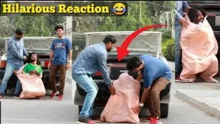 Garbage Bag Prank - Awesome Funny Reaction