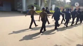 security guard drill training parade