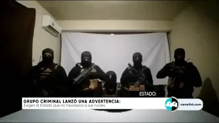 Grupo criminal lanzó una advertencia