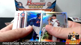 2021 Bowman Draft Jumbo Baseball 4-Box Half Case Break #1