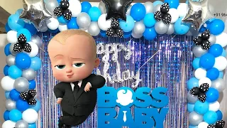 Boss Baby👶Theme Decoration ll Balloon🎈Decoration ll Forever Event