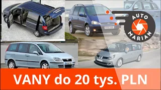 TOP 5 - Duże vany do 20 tys. PLN - AutoMarian 500+ (studyjnie)