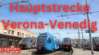 Zugverkehr zwischen Verona und Venedig in den verschiedenen Bahnhöfen [#059]