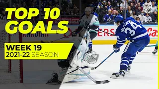 Top 10 Goals from Week 19 of the 2021-22 NHL Season