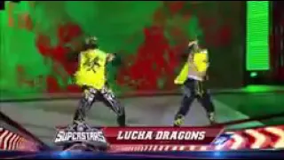 The Lucha Dragons Vs Heath Slater And Bo Dallas: WWE Superstars, March 1, 2015 [Full Match] HD
