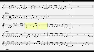 "Beatles - Ob-La-Di, Ob-La-Da" Score for C Key Instruments