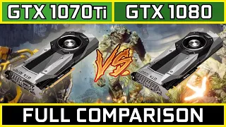 GTX 1070 Ti vs GTX 1080 - Comparison (4K, 1440p & 1080p)