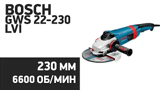 УШМ Bosch GWS 22-230 LVI