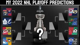 My 2022 Stanley Cup Playoff Predictions (NHL Playoff Bracket Challenge)