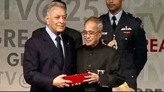 Zubin Mehta, the Maestro, is honoured by the President of India