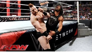 Roman Reigns vs Sheamus WWE Championship RAW 12/14/15