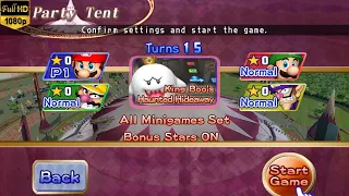 Mario Party 8 - Battle Royale - King Boo's Haunted Hideaway - Mario vs Luigi vs Wario vs Waluigi