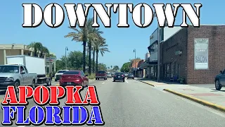 Apopka - Florida - 4K Downtown Drive