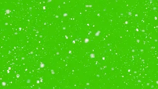 Snow Flakes Falling - Green Screen Effects 4K (3 Video)