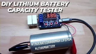 DIY CAPACITY TESTER FOR LITHIUM BATTERIES - ZB2L3 | TRUE RATED 6000MAH LIFEPO4 32650 BATTERIES