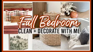 FALL BEDROOM CLEAN + DECORATE WITH ME 2023 | FALL DECORATING IDEAS