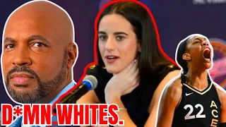 BLACK Sports Journalist is FURIOUS over WHITE CAITLIN CLARK DOMINATING the WNBA! THIS IS NUTS!