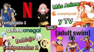 Adult swim Animes confirmados 🔥 Crunchyroll SORPRENDE 🤯 Anime onegai más doblaje y Netflix también 🥳