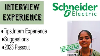 schneider Electric||Interview experience||2023 recruitment ||AU