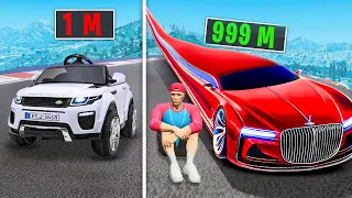 1 CRASH = 1 METER LÄNGERES AUTO in GTA 5!