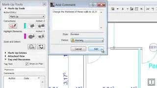 Mark-Up Interface Improvements in ARCHICAD 18