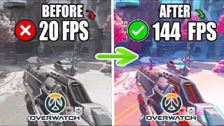 🔧OVERWATCH 2: BEST SETTINGS TO BOOST FPS AND FIX FPS DROPS / STUTTER 🔥 | Low-End PC 2023✔️