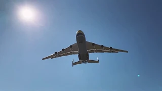 Just WOW! Ukraine's Mriya Antonov An-225 (the heaviest airplane ever built) Landing in Hostomel