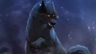 Anime wolves - raging fire